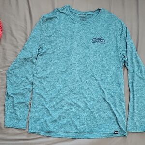 Patagonia Teal Long Sleeve Performance Shirt